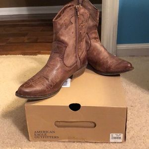 American eagle cowboy booties